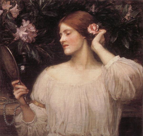 John William Waterhouse Gather Ye Rosebuds While Ye May